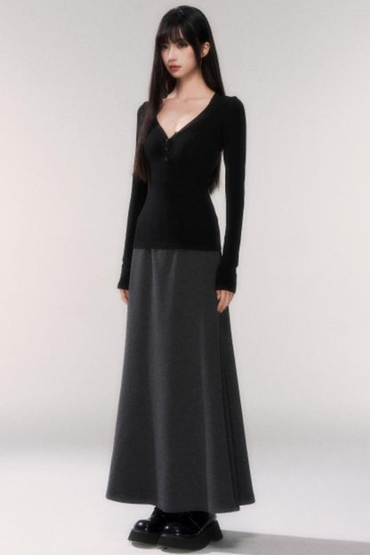 モードラインロングスカート