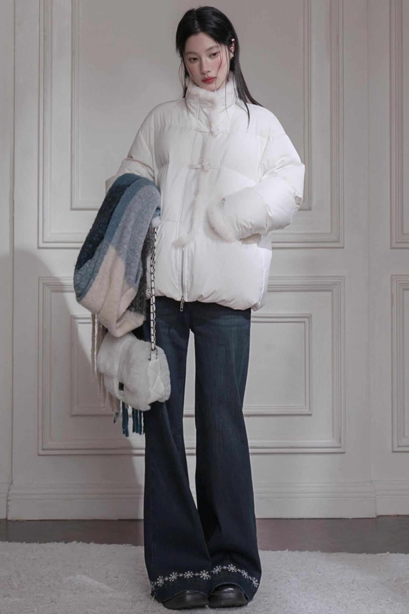 ミッドナイトブルースリムフィットパンツ