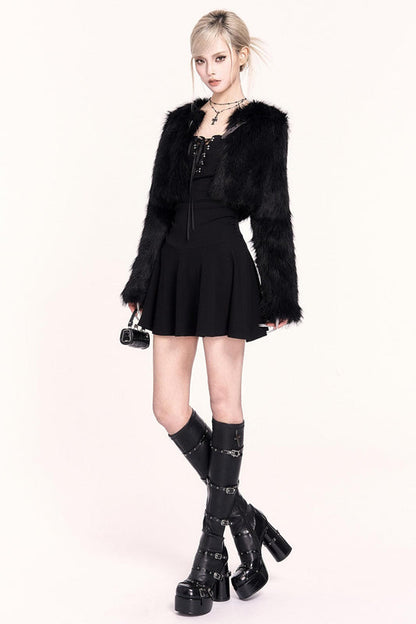 ロマンティックスクエアネックドレス