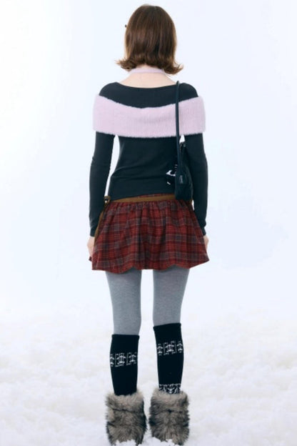 プラッシュボウホルタートップ