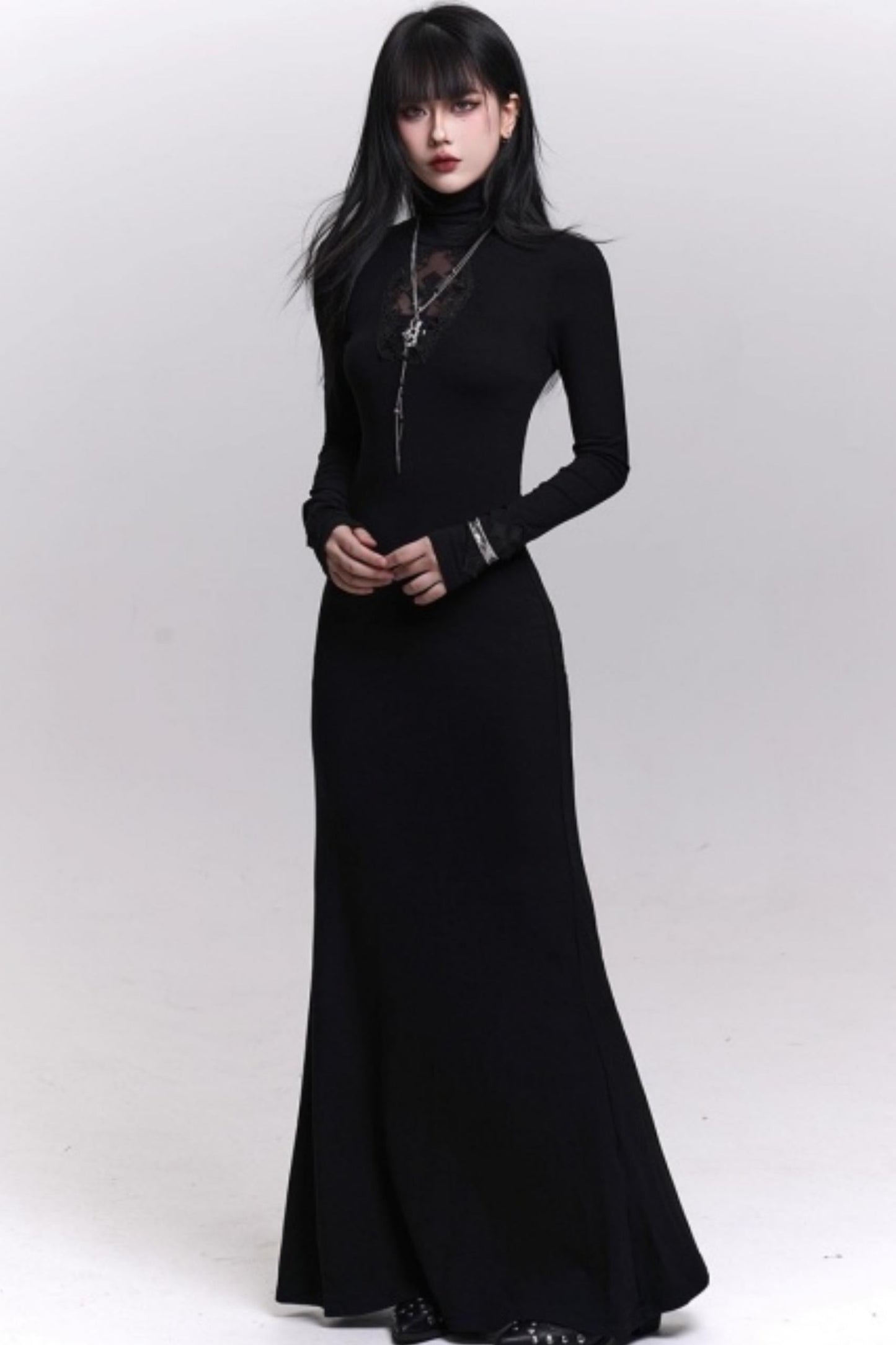 ダークゴシックブラックドレス