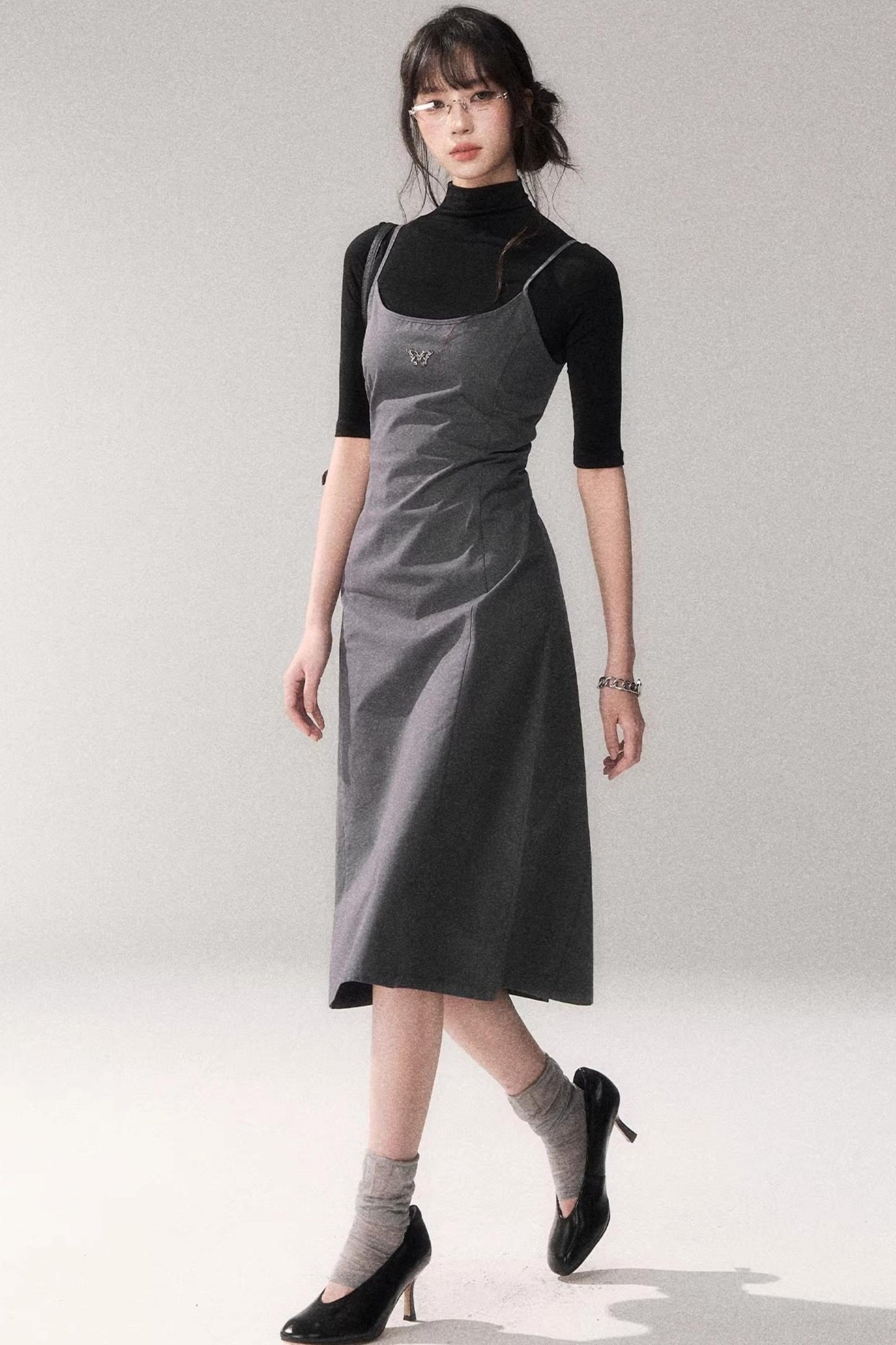 Retro Pure Cotton A-Line Dress
