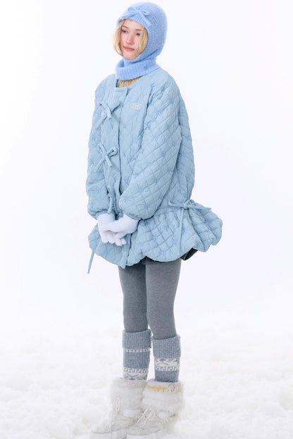 Middle length ribbon suite court