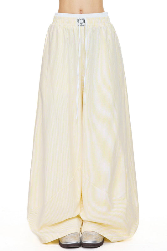 Stripe Loose Wide Leg Pants