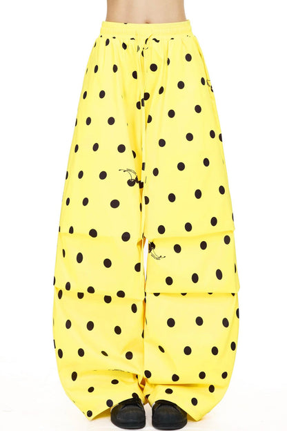 Big Polka Dot Wide Leg Pants