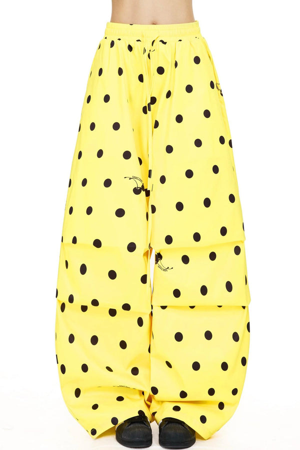 Big Polka Dot Wide Leg Pants