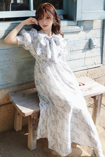 Floral Puff Sleeve Dress