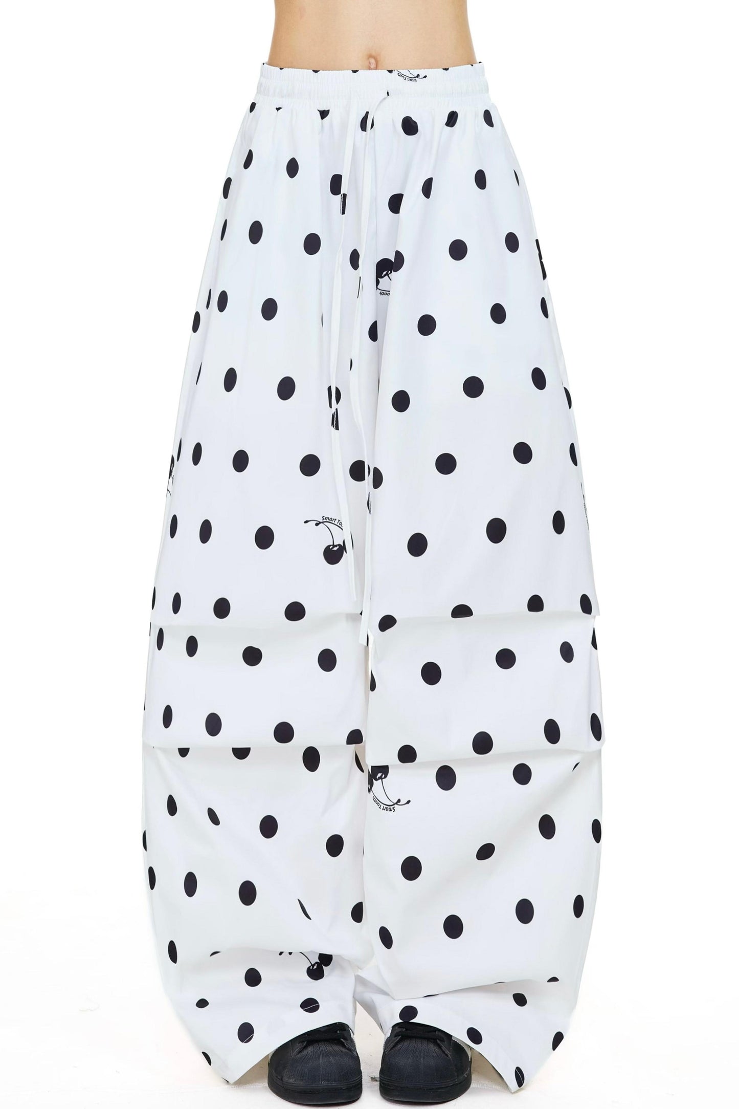 Big Polka Dot Wide Leg Pants
