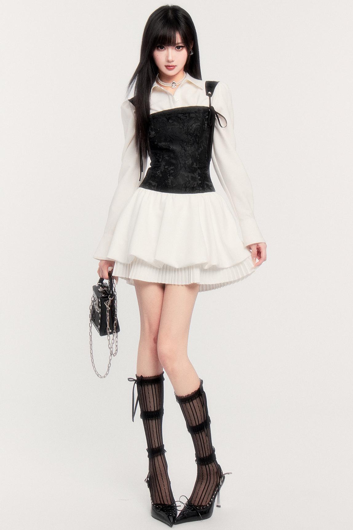 ムーンライトオーバーチュアプリーツドレス