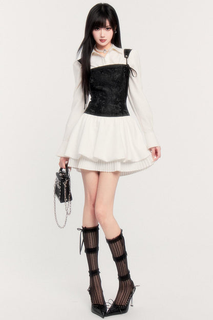 ムーンライトオーバーチュアプリーツドレス