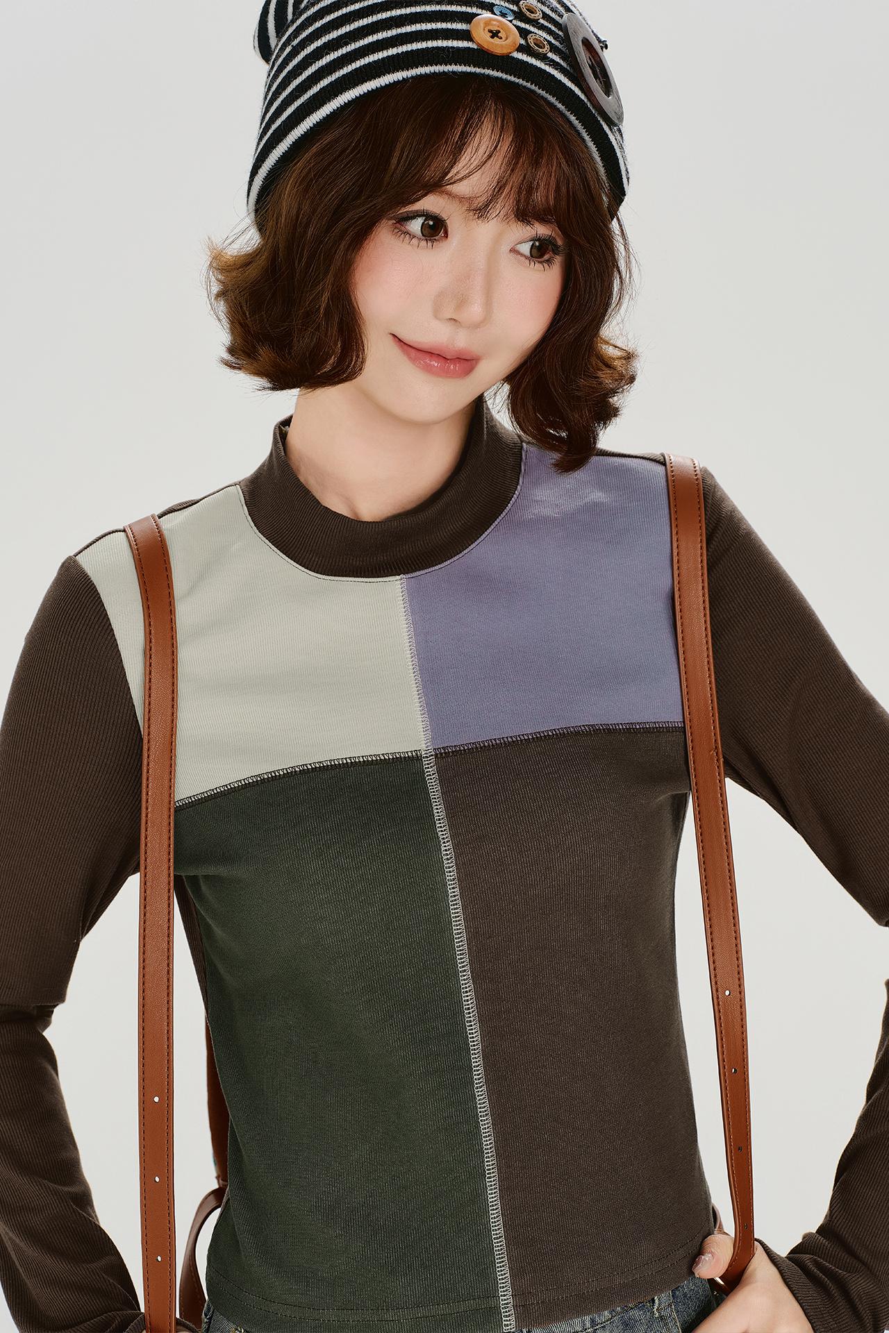 Retro Patchwork Tee Shirt