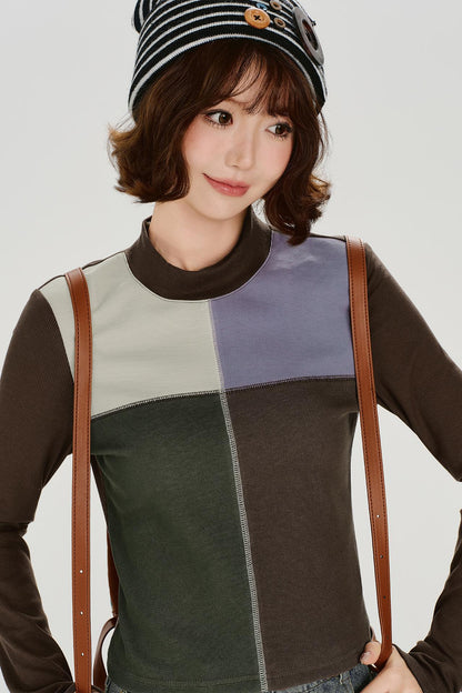 Retro Patchwork Tee Shirt