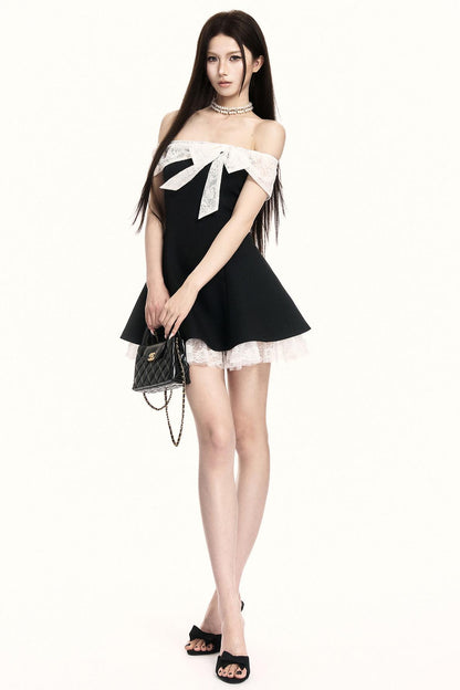 Elegant White Lace Dress