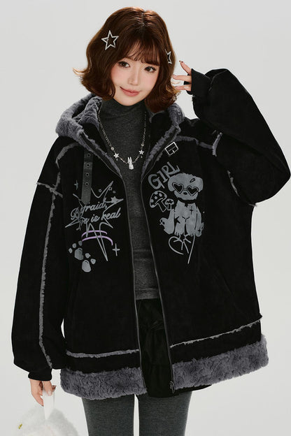 ダークデザインルーズジャケット