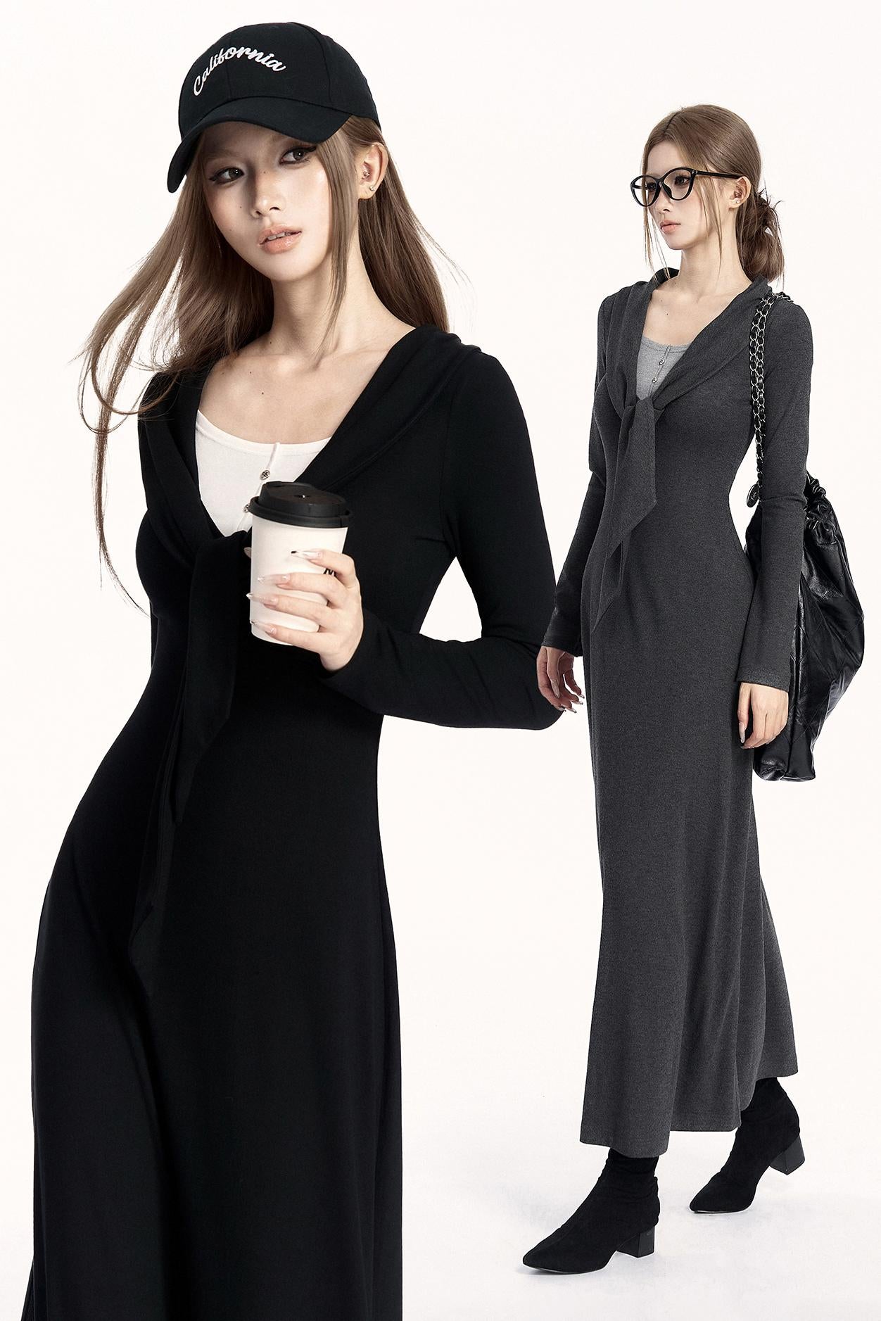 Relaxed Knit Midi Dress