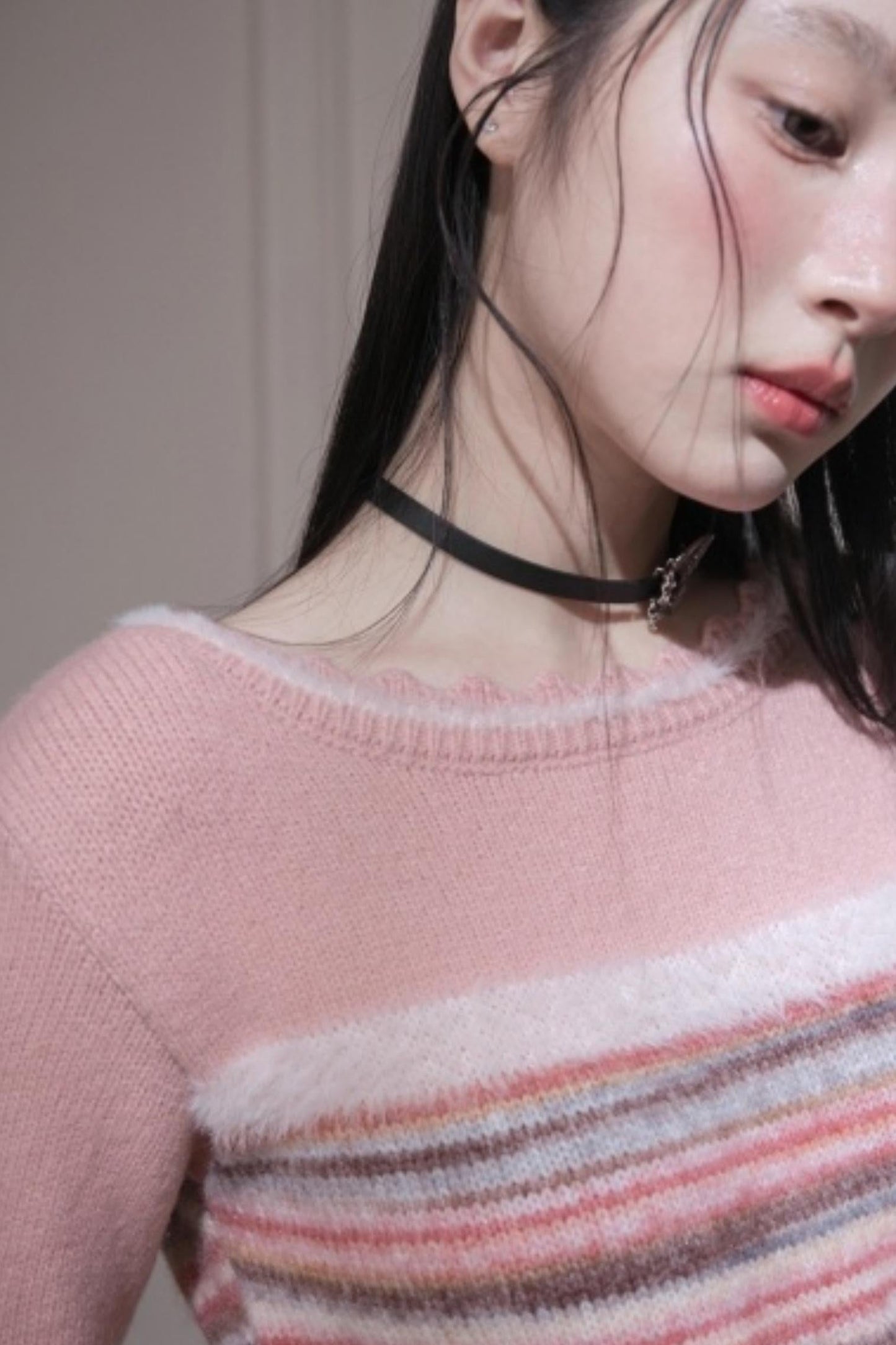 エモーショナルグラデーションボーダードレス