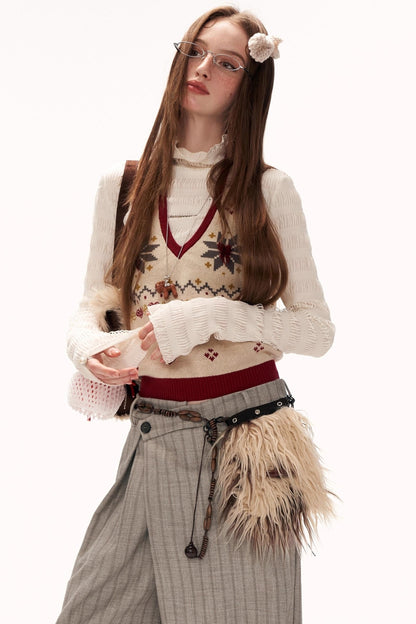 フェアアイルニットベスト