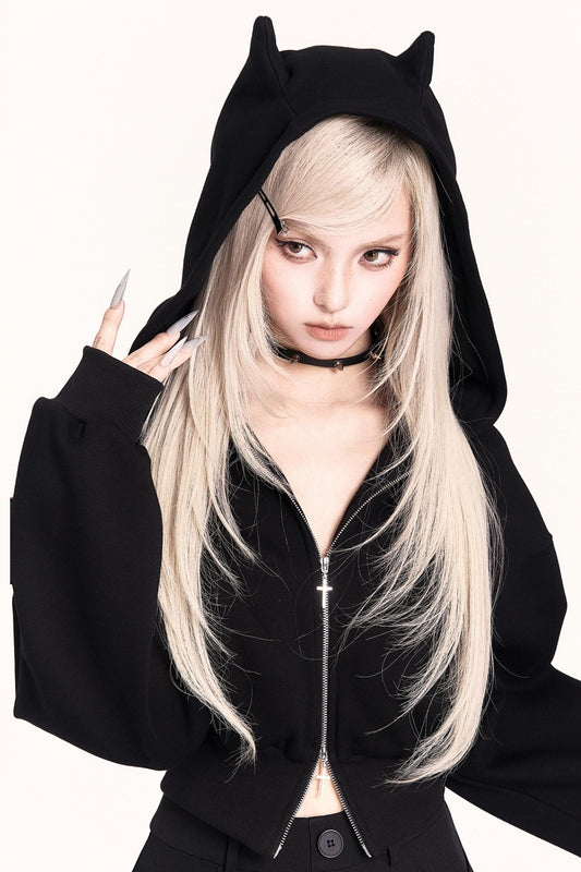 Little Devil Hoodie Top