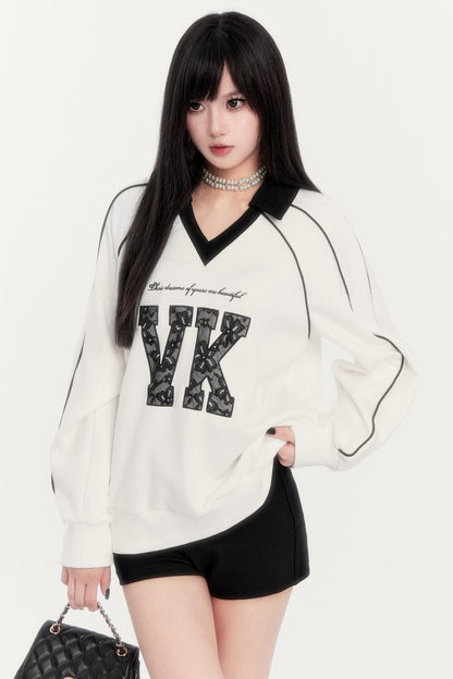 Retro Sporty Sweatshirt