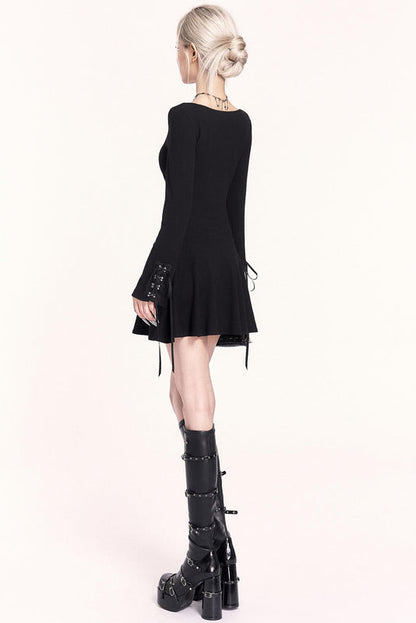 ロマンティックスクエアネックドレス