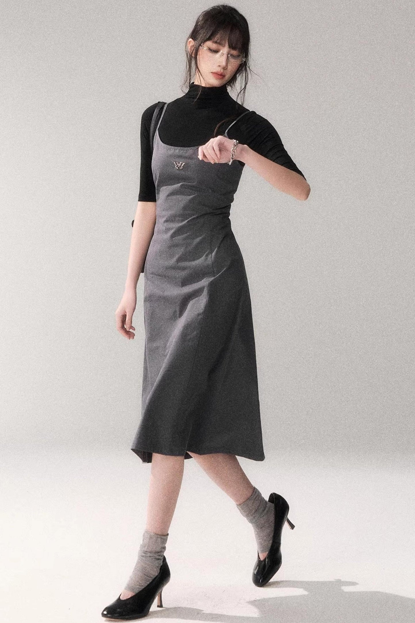Retro Pure Cotton A-Line Dress
