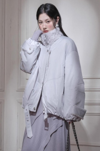 アートストラップニットトップス+スカート