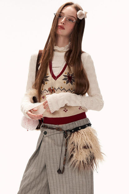 フェアアイルニットベスト