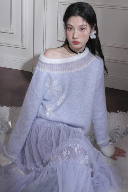 ダブルメッシュレースロングスカート