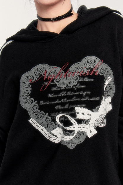 スポーティーフードトップス+スカート