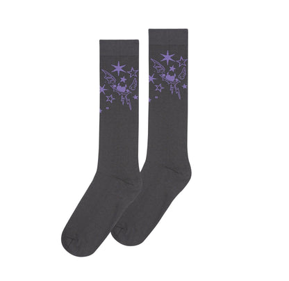 Sweet Cool Graffiti Calf Socks