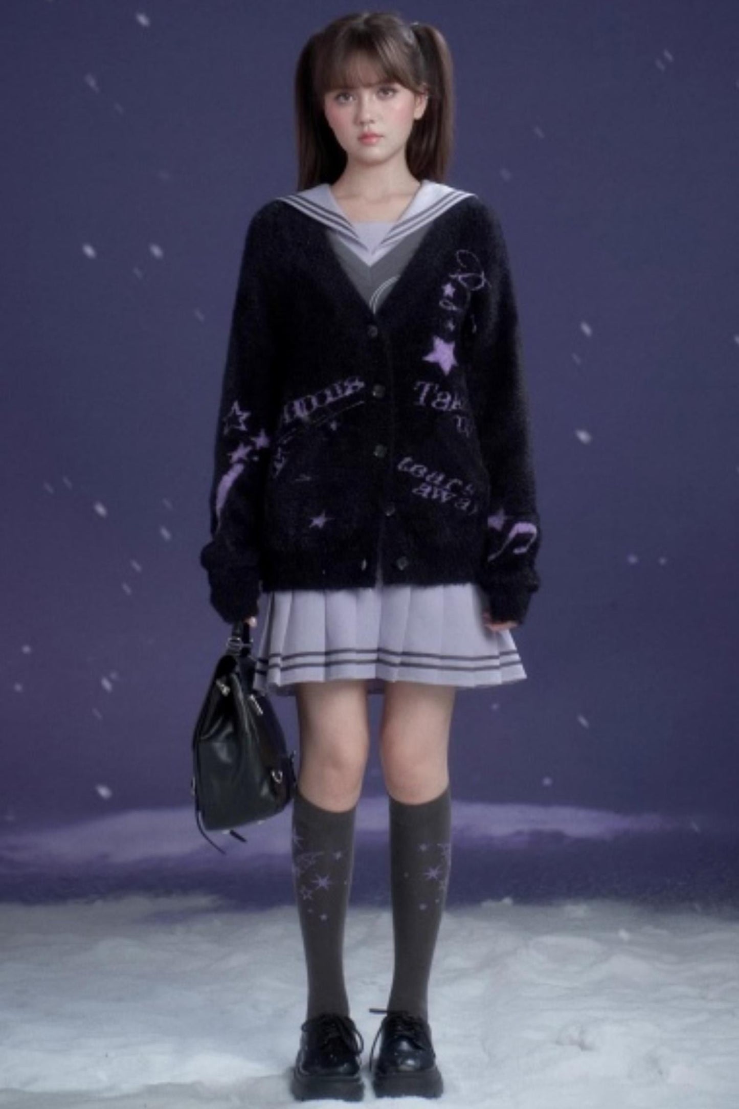 sweet ray purple sailor dress