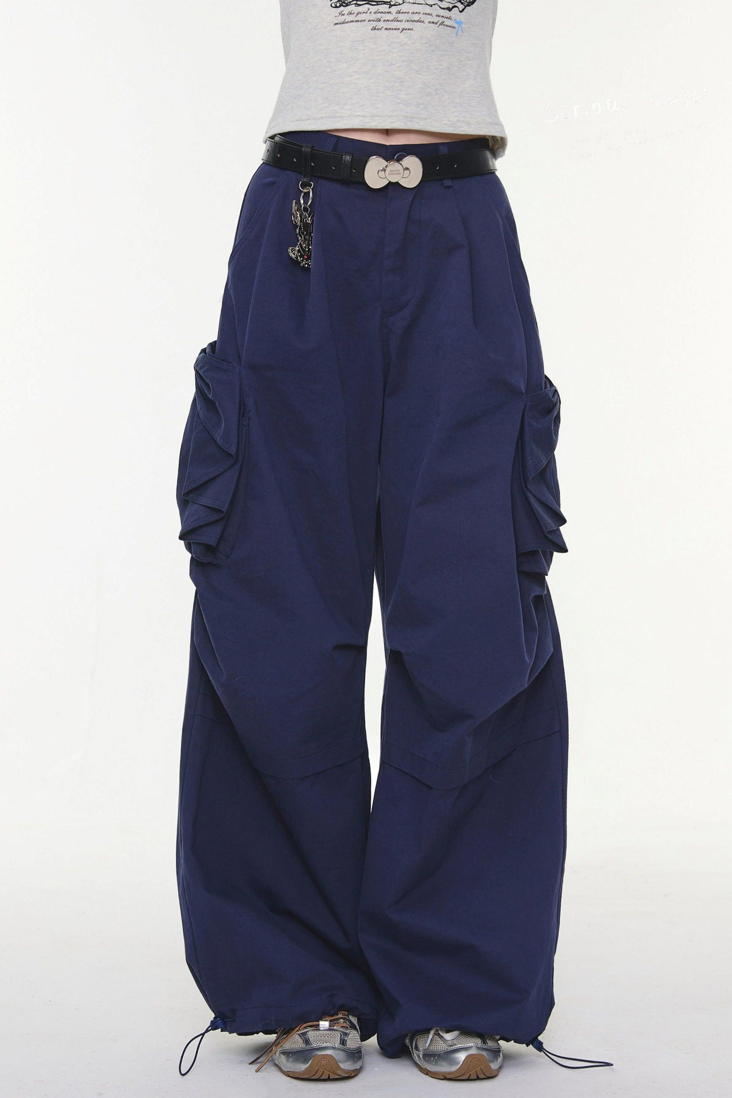 Bow Detail Cargo Pants