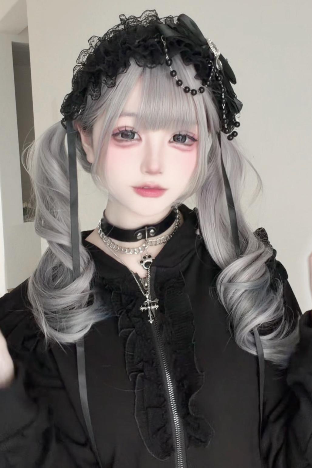ハートビジューリボンヘッドドレス