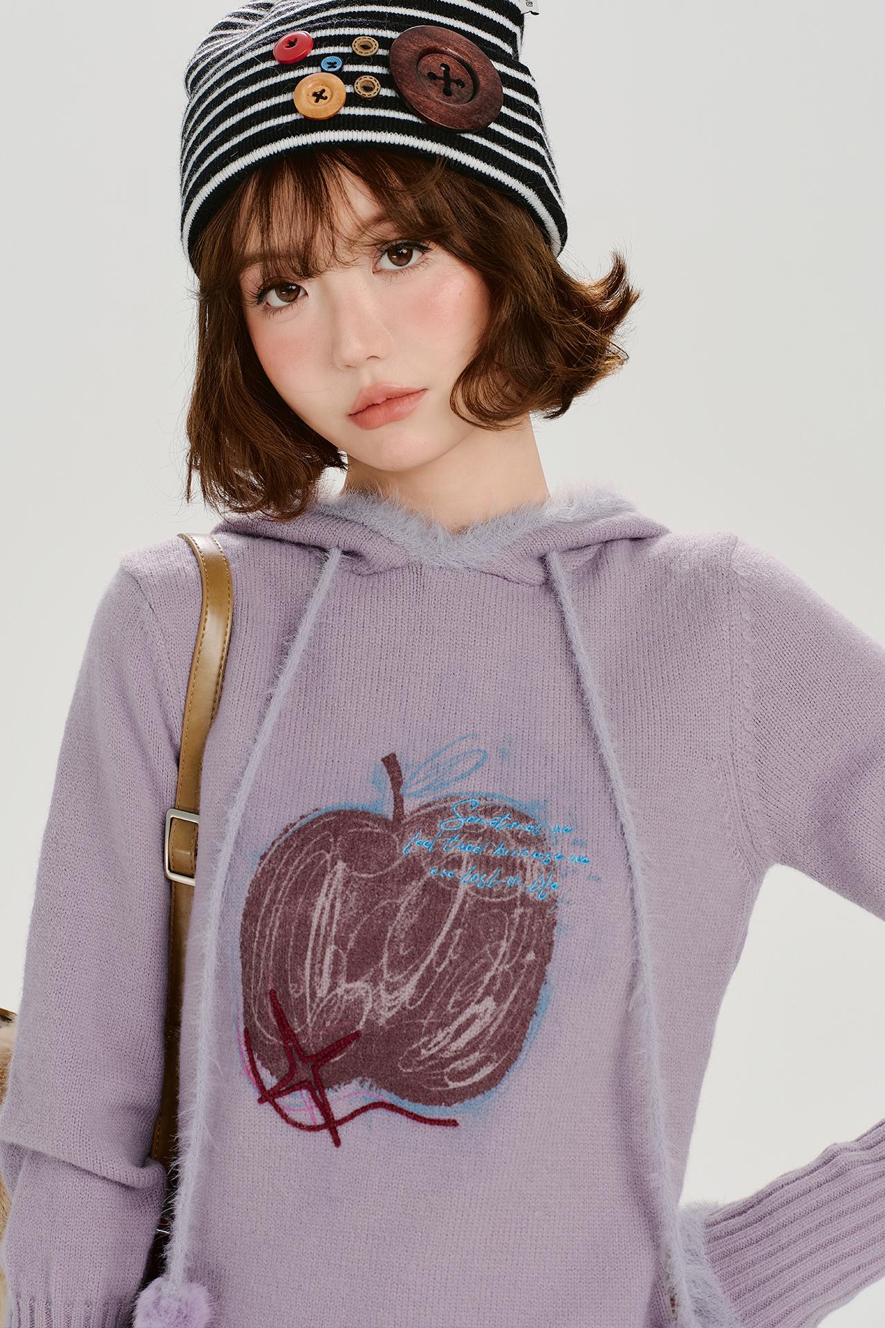 アップルタイトフードトップス