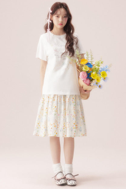 Graffiti Love Bouquet T-Shirt