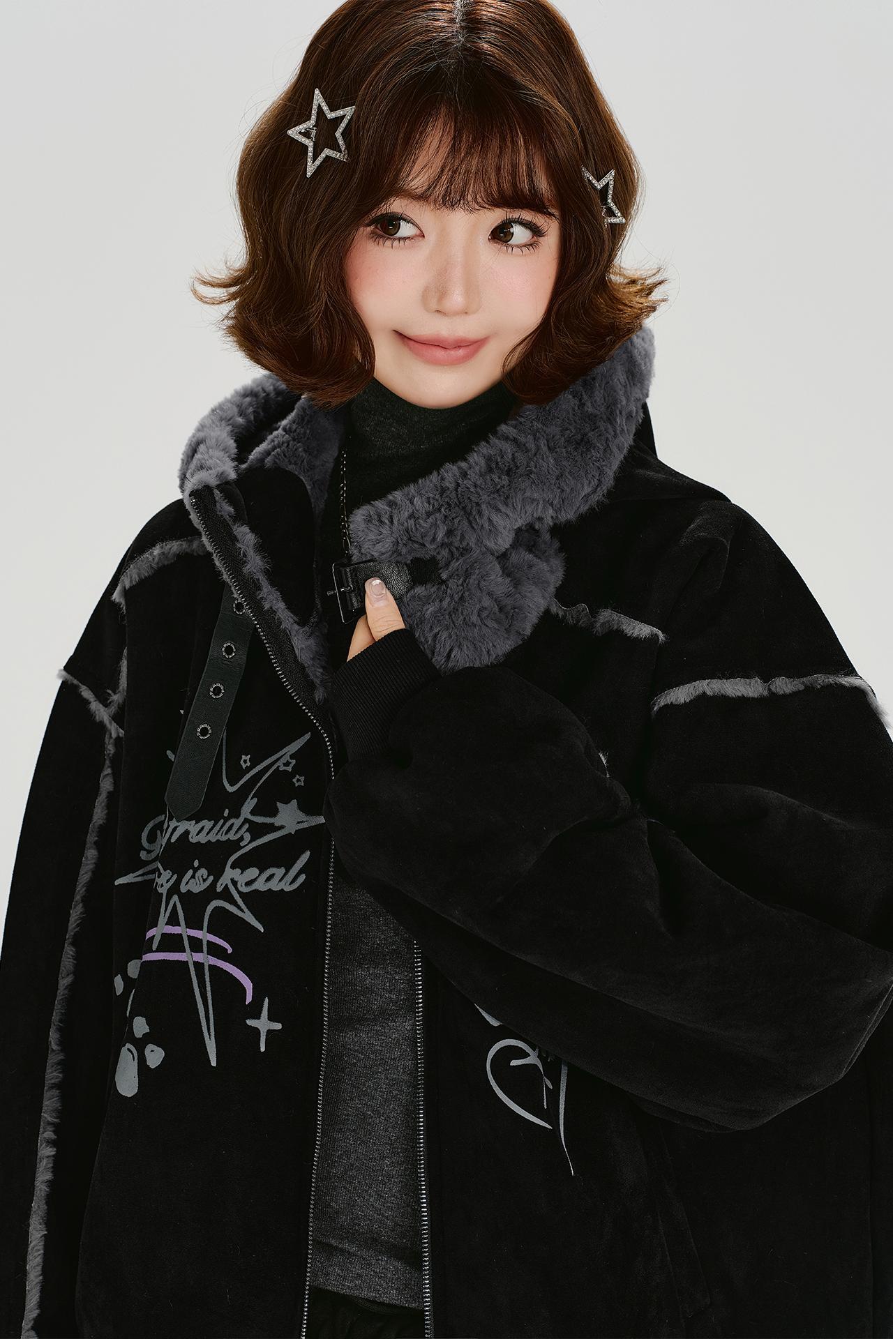 ダークデザインルーズジャケット