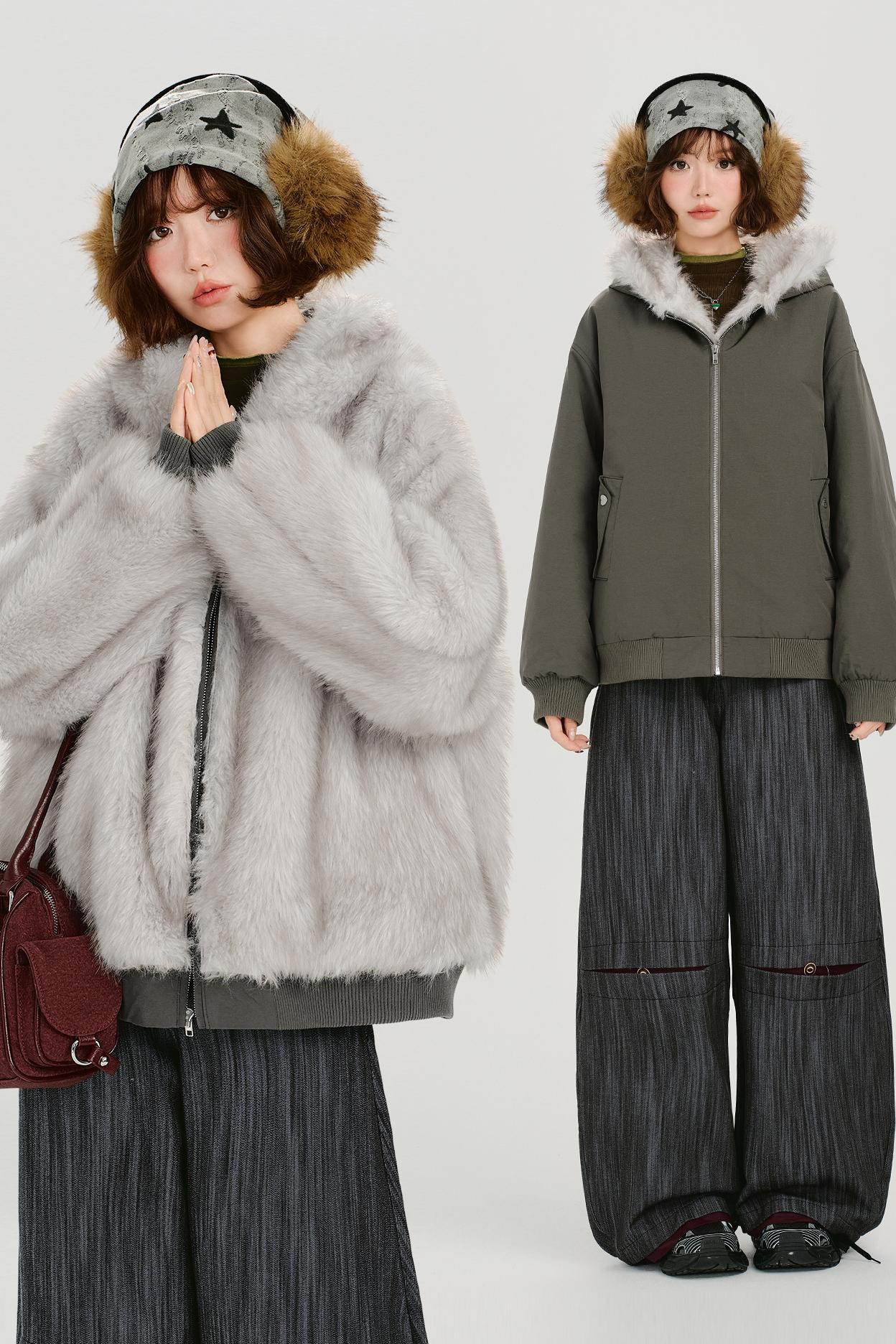 アメリカンレトロフーデッドジャケット