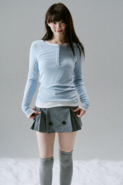 Button design slim top