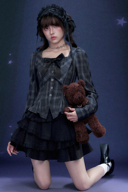 Retro Palace Long Sleeve Blouse