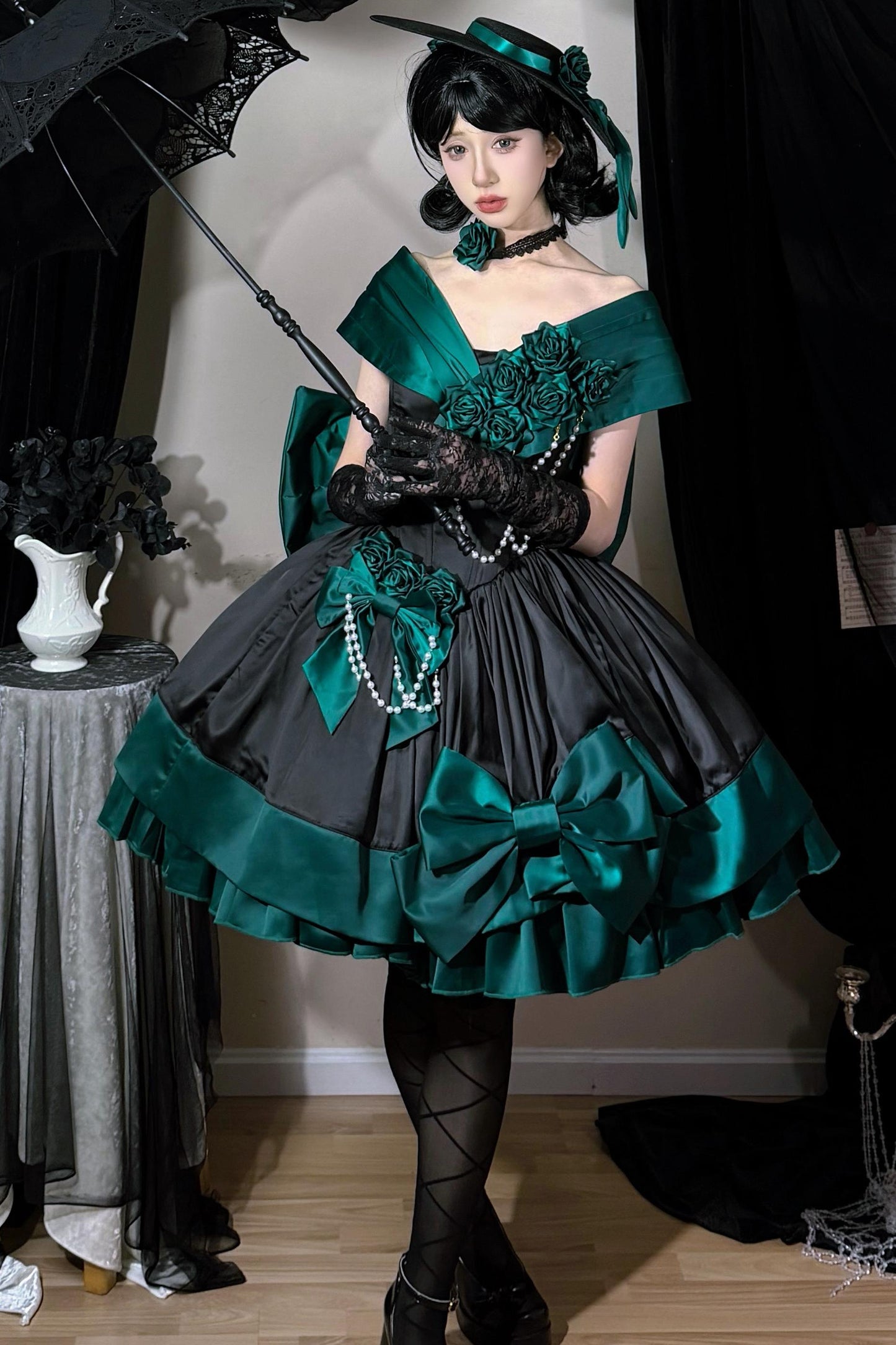 Rosenprinzessin-Lolita-Kleid