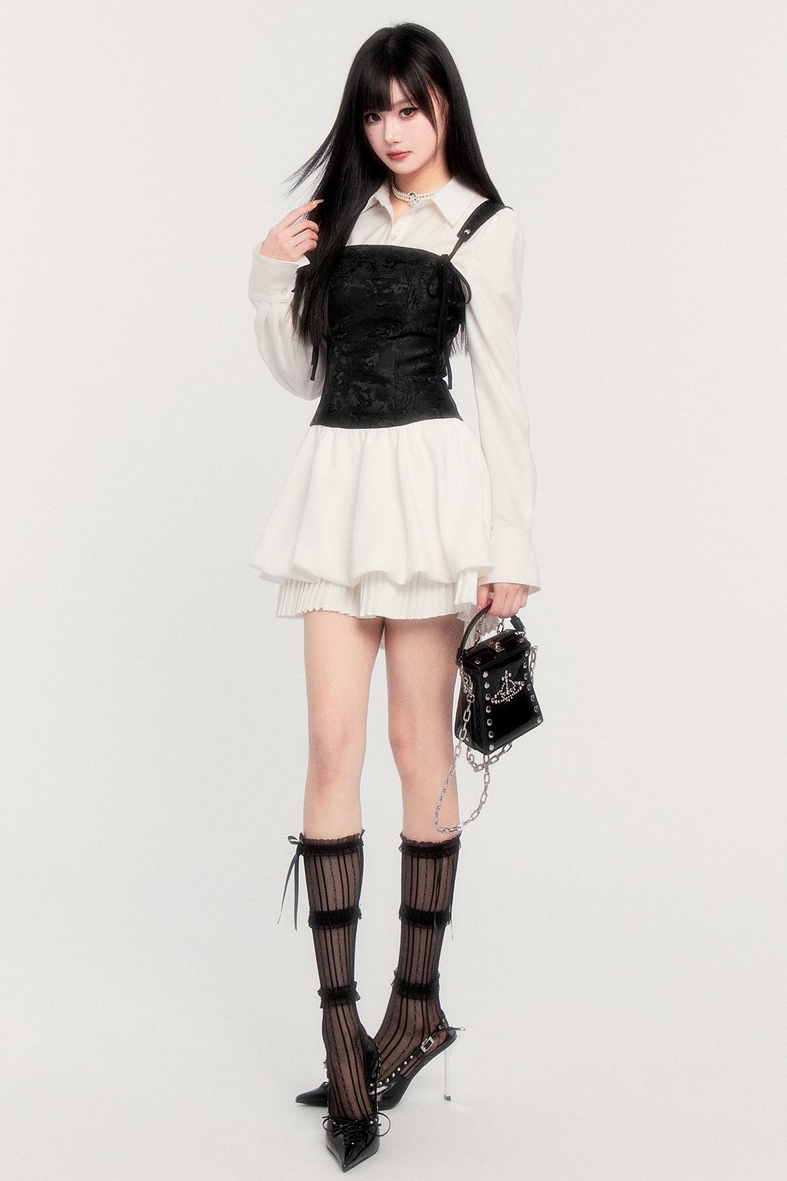 ムーンライトオーバーチュアプリーツドレス