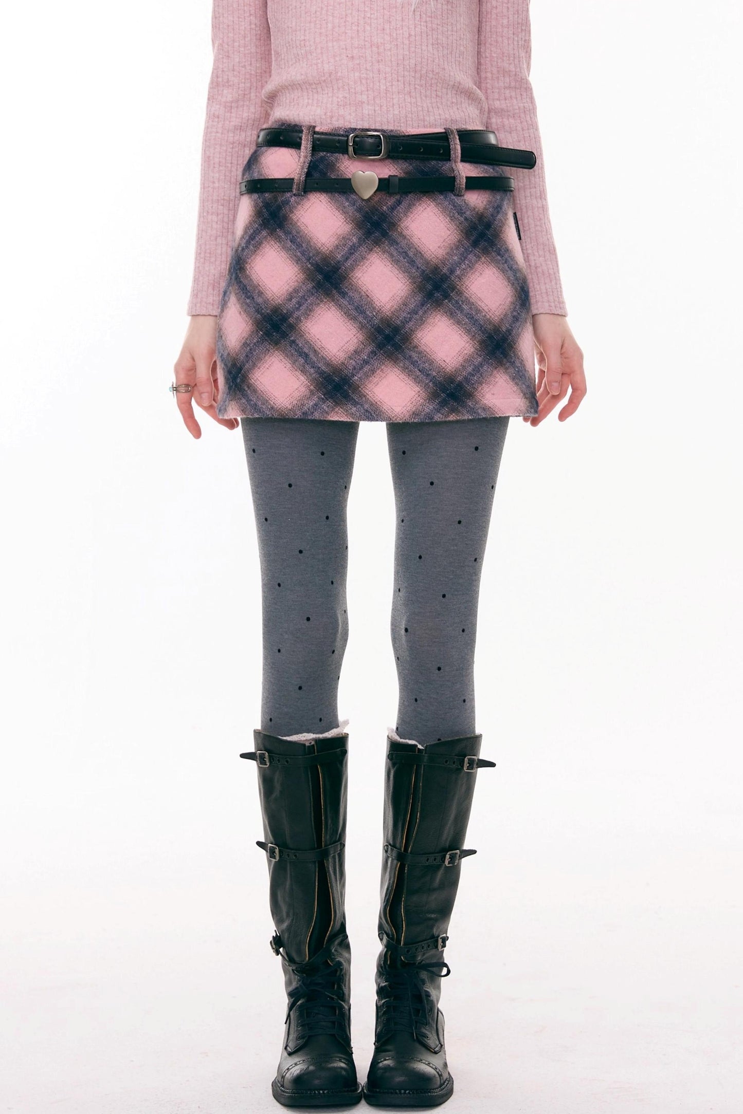 Misty Y2K Plaid Skirt