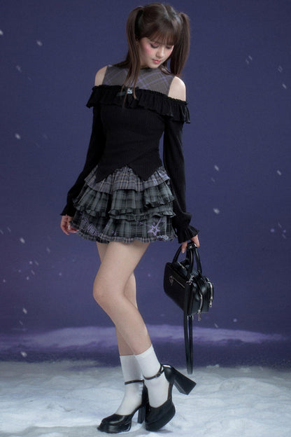 Whispers of Dark Petals Top