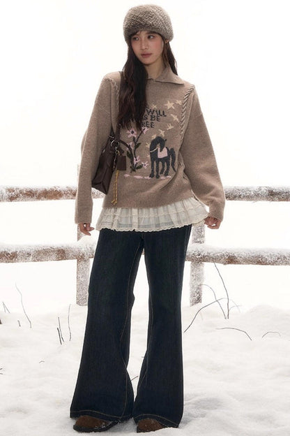 bootcut flared jeans