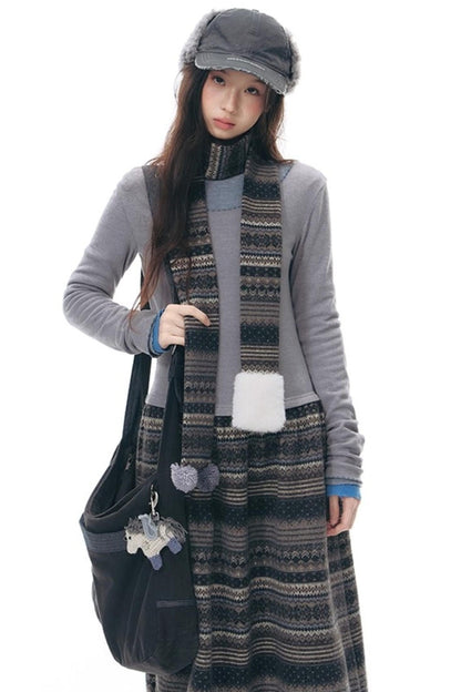 Island Slim Dress + Scarf