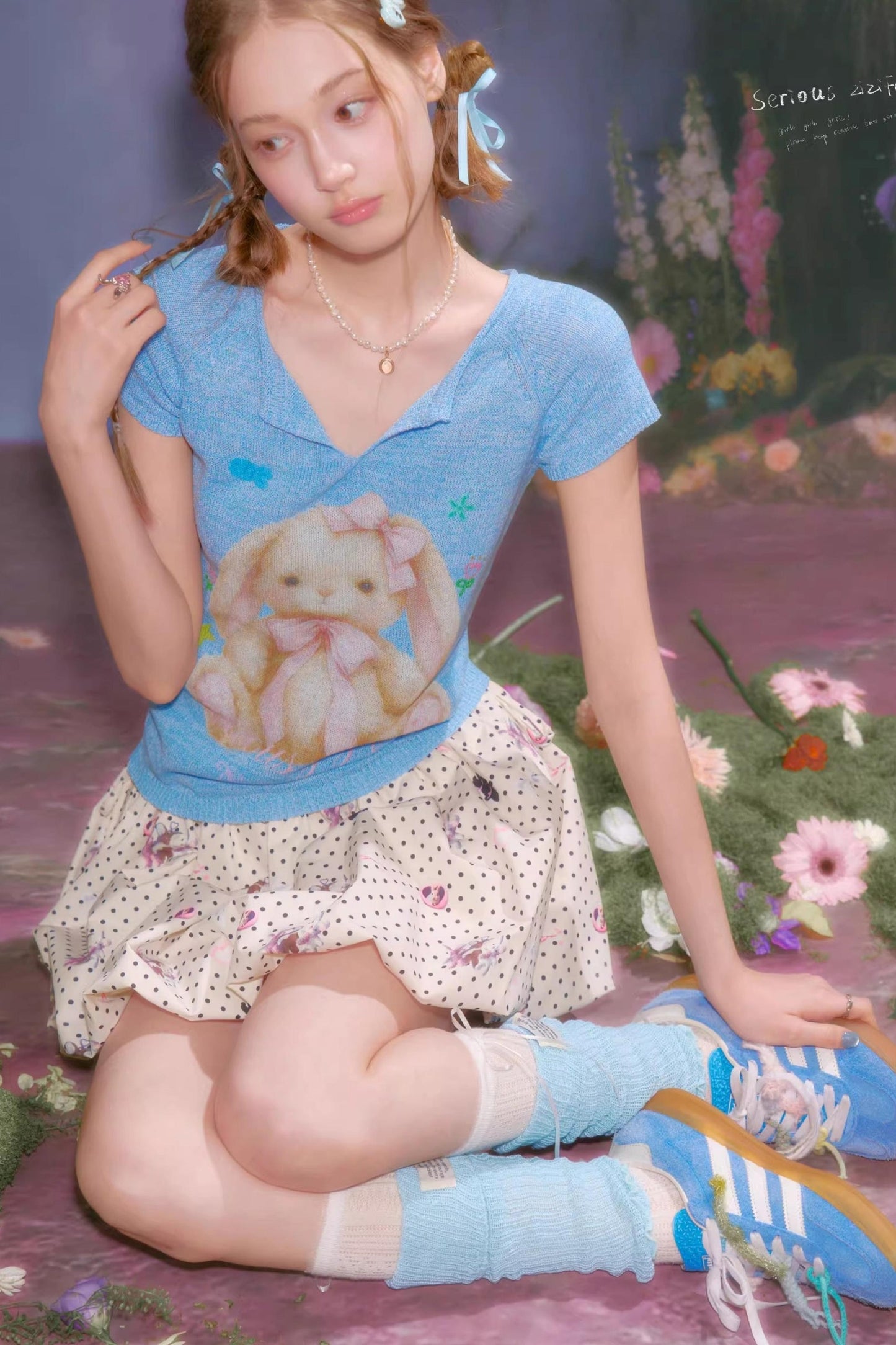 Sweet Rabbit Knit Top