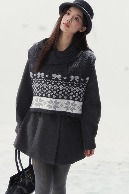 スイートダブルブレスコート+ショールセーター