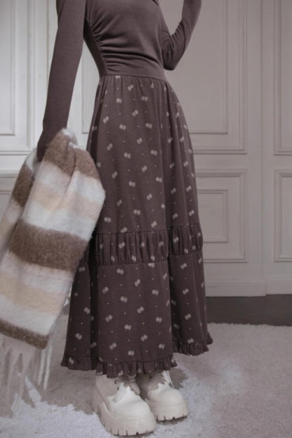 スノーフレークロングドレス