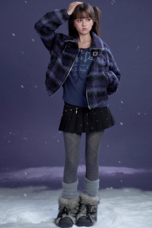 インディゴポエムウィンターセーター