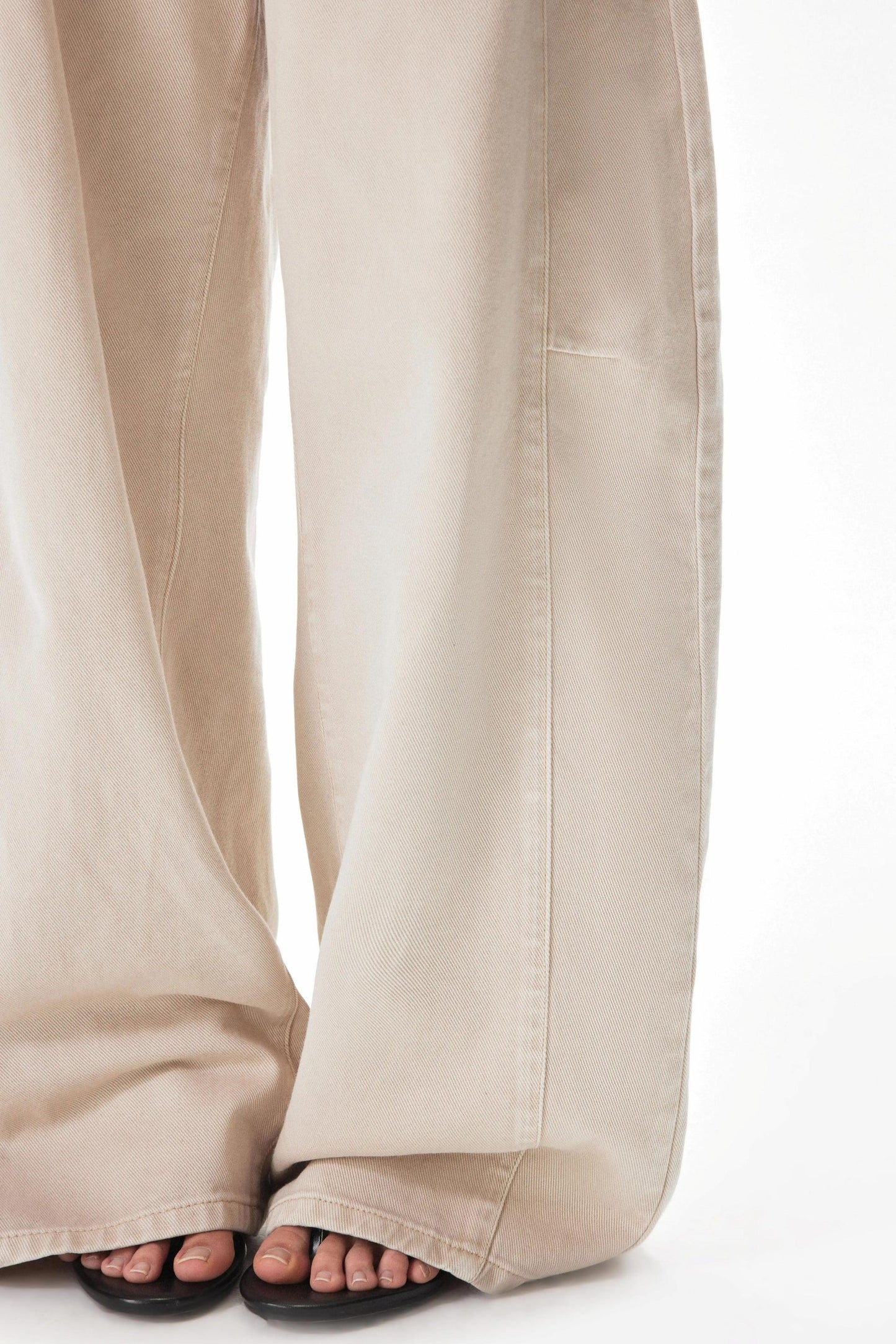 pantalón cargo lavado retro color albaricoque
